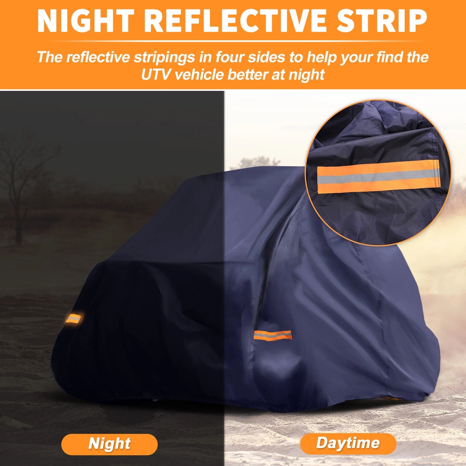 Waterproof UTV Cover for Honda Pioneer 1000-5 (2016–2023) Navy Blue