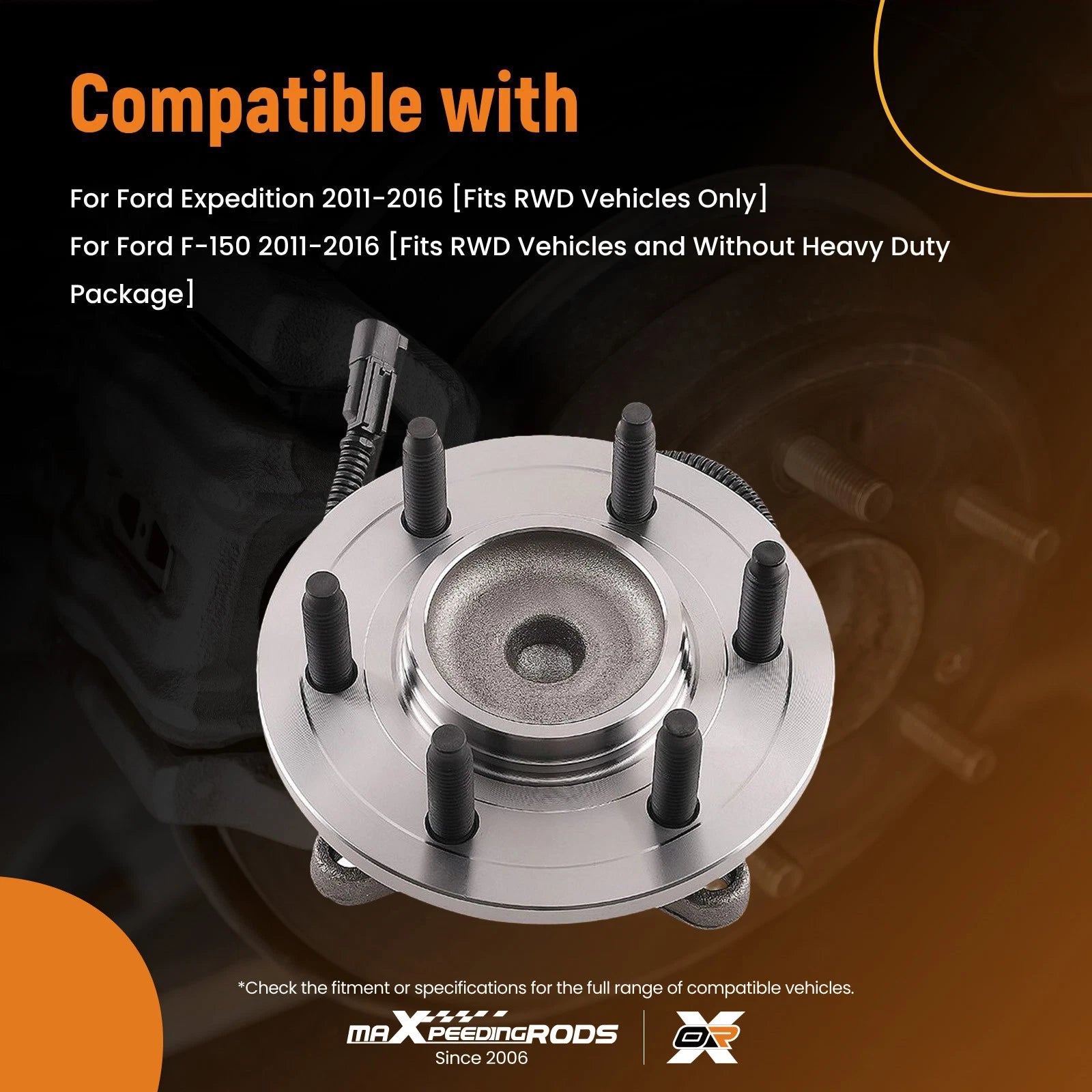 Wheel Hub Bearing Kit for Lincoln Navigator, Ford Expedition (2011–2014) 515143
