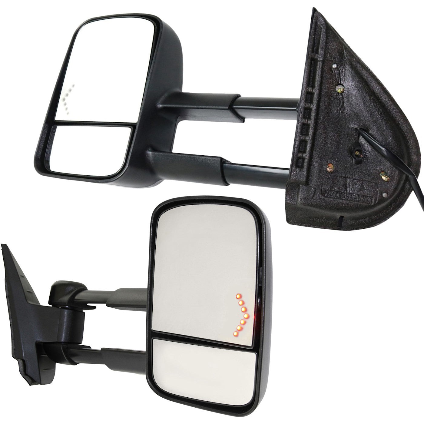 Set of Power Towing Mirrors for Chevy Silverado 1500 2500 (2007–2013)