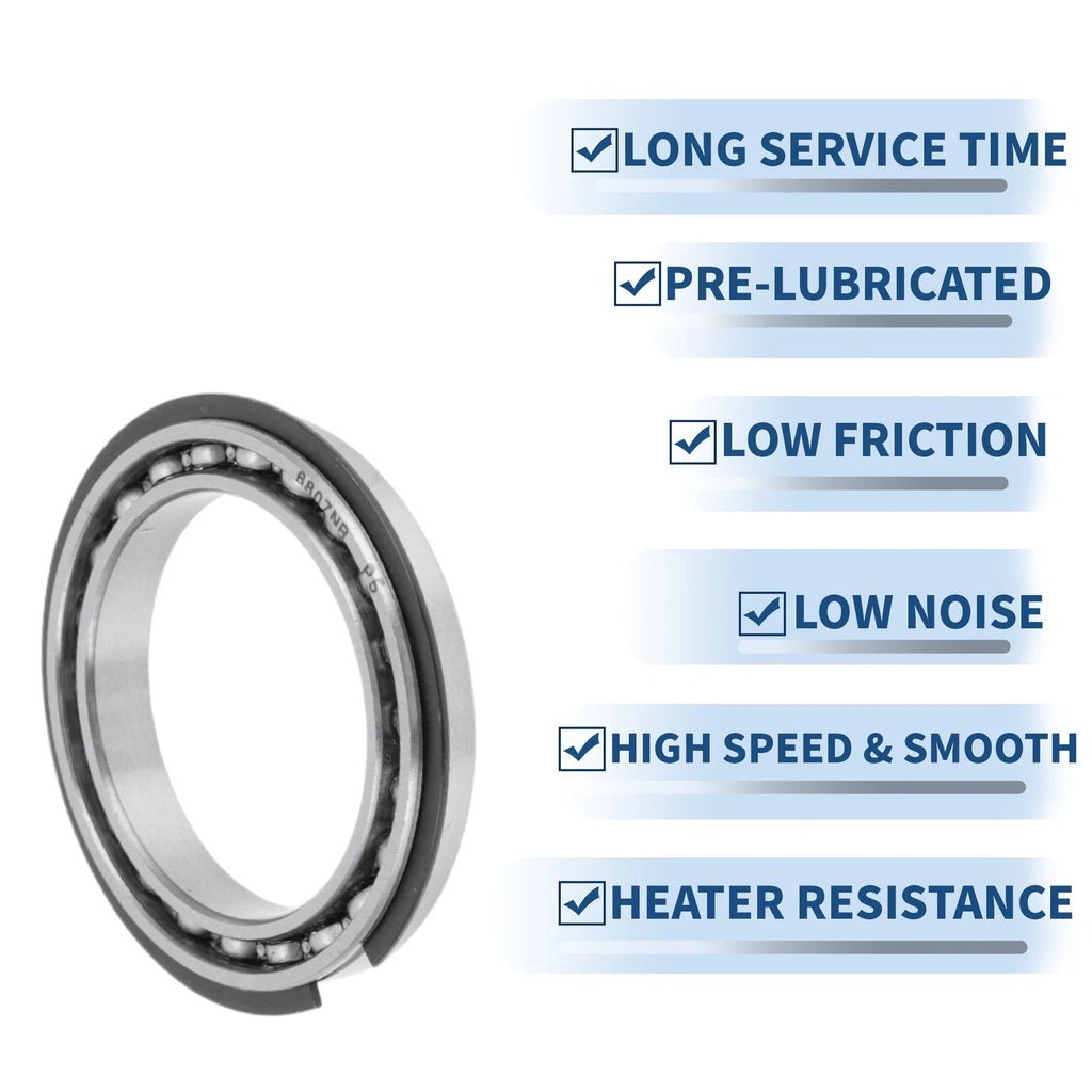 Deep Groove Ball Bearing 6807NR for Scooter Skateboard (35x47x7mm)