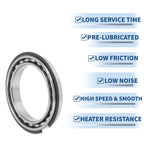 Deep Groove Ball Bearing 6807NR for Scooter Skateboard (35x47x7mm)