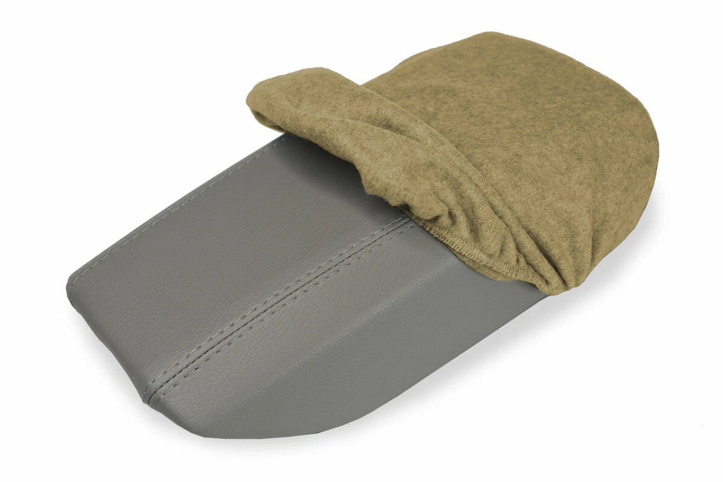 Fleece Console Lid Armrest Cover for Volvo S80 (1999–2006) Beige