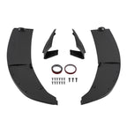 Front Bumper Lip Spoiler for BMW 5 Series F10 (2011–2016) Carbon Fiber Look
