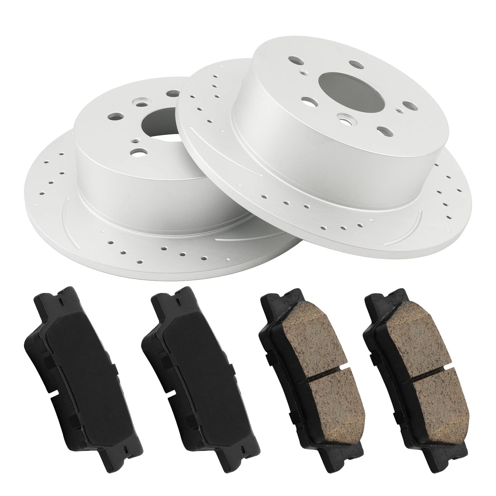 Ceramic Brake Pads and Rotors Kit for Lexus ES350 and Toyota Camry (2013–2018)