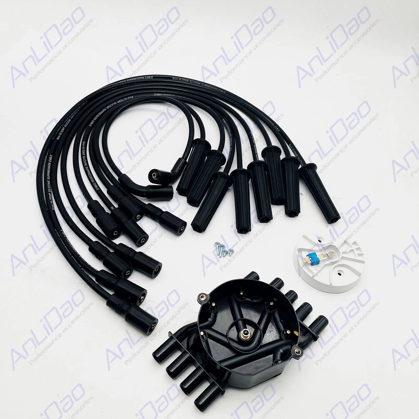 Tune Up Kit with Wires, Cap, and Rotor for Mercruiser 5.0 5.7 MPI 350 MAG