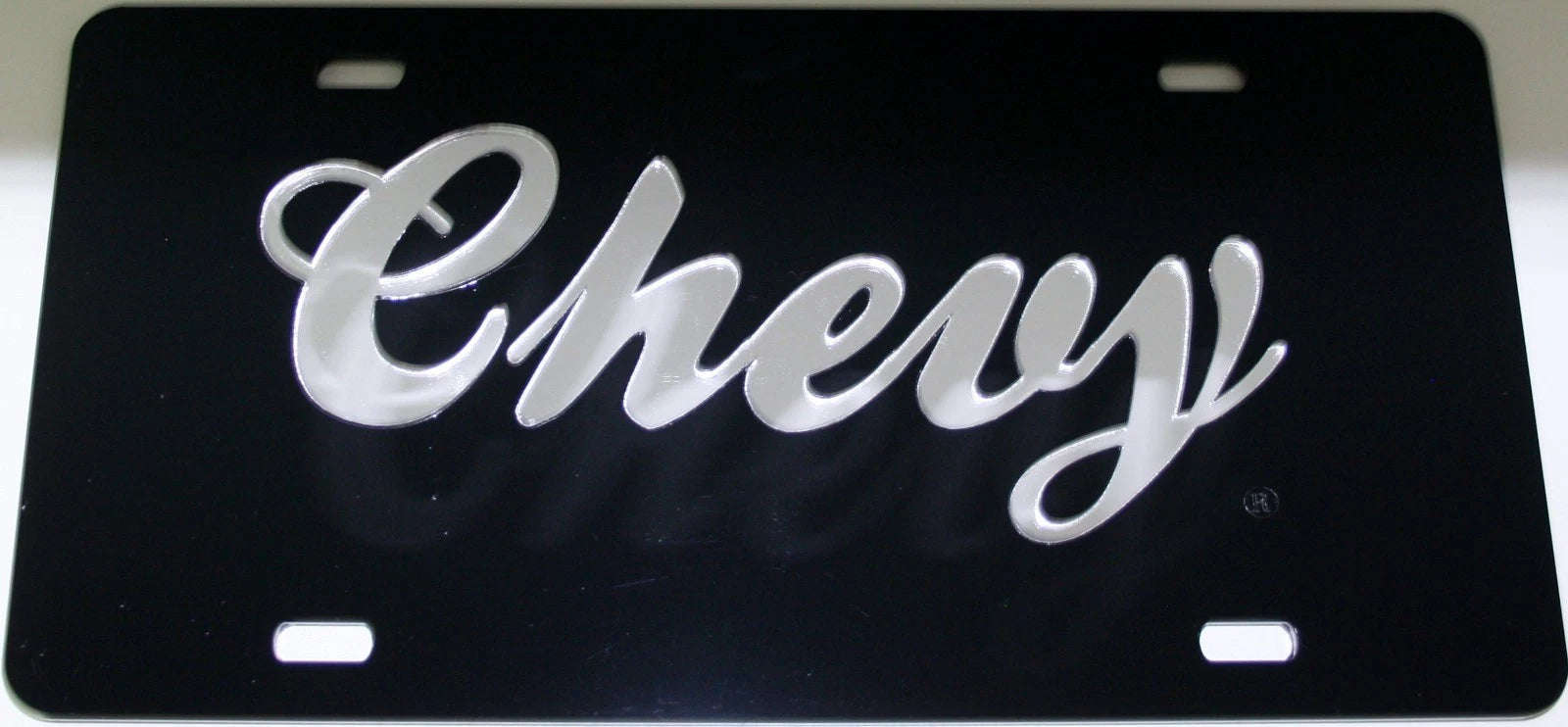 Acrylic Logo License Plate Tag for Chevy GMC Duramax 4x4