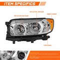Factory Style Chrome Housing Amber Corner Headlights for Subaru Forester (2006–2008)