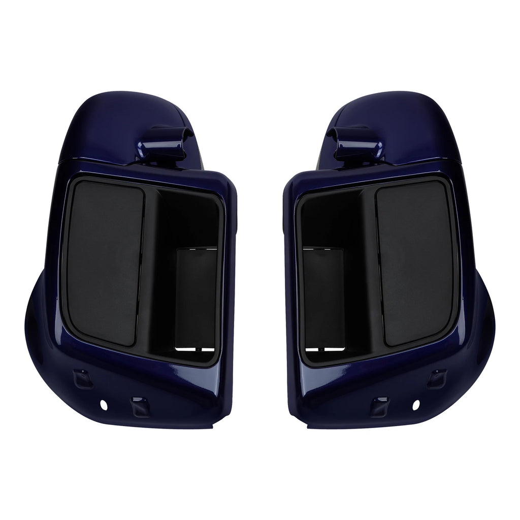 Lower Vented Leg Fairing for Harley Street Glide (2014–2025) Zephyr Blue/Black Sunglo