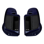 Lower Vented Leg Fairing for Harley Street Glide (2014–2025) Zephyr Blue/Black Sunglo