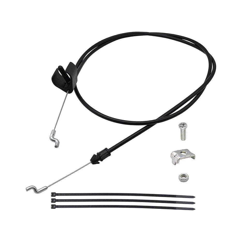 Engine Stop Cable for Lawn Mower (22 Inch) Replacement with Casing Clamp