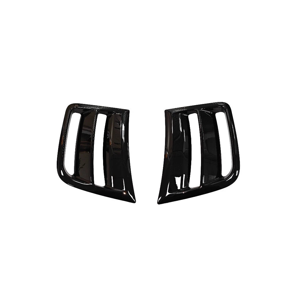 Gloss Black Front Bumper Side Air Vent Cover for Subaru STI WRX (2008–2014)