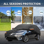 Waterproof Car Cover with Driver Door Zipper for Toyota Corolla 
