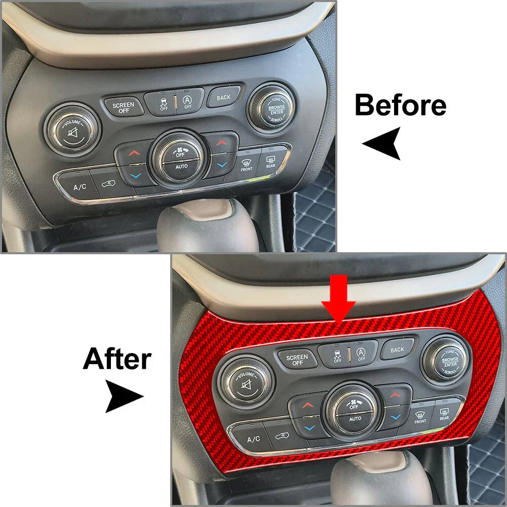 Air Conditioning Panel Cover Trim for Jeep Cherokee (2014-2023)