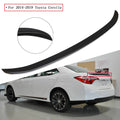 Rear Trunk Spoiler for Toyota Corolla (2014–2019) Matte Black Factory Style