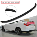 Rear Trunk Spoiler for Toyota Corolla (2014–2019) Matte Black Factory Style
