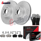 Front Disc Rotors & Brake Pads for Subaru Forester (2010–2018), Impreza (2011–2014)