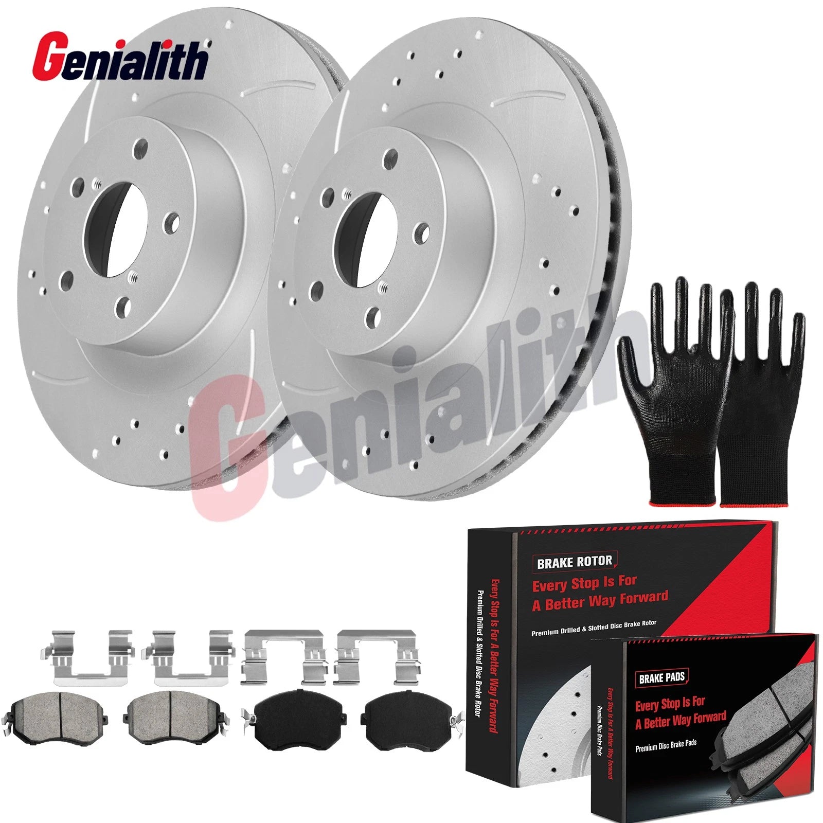 Front Disc Rotors & Brake Pads for Subaru Forester (2010–2018), Impreza (2011–2014)