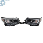 Set of 2 LED Headlights for Subaru Legacy/Outback (2020) Black