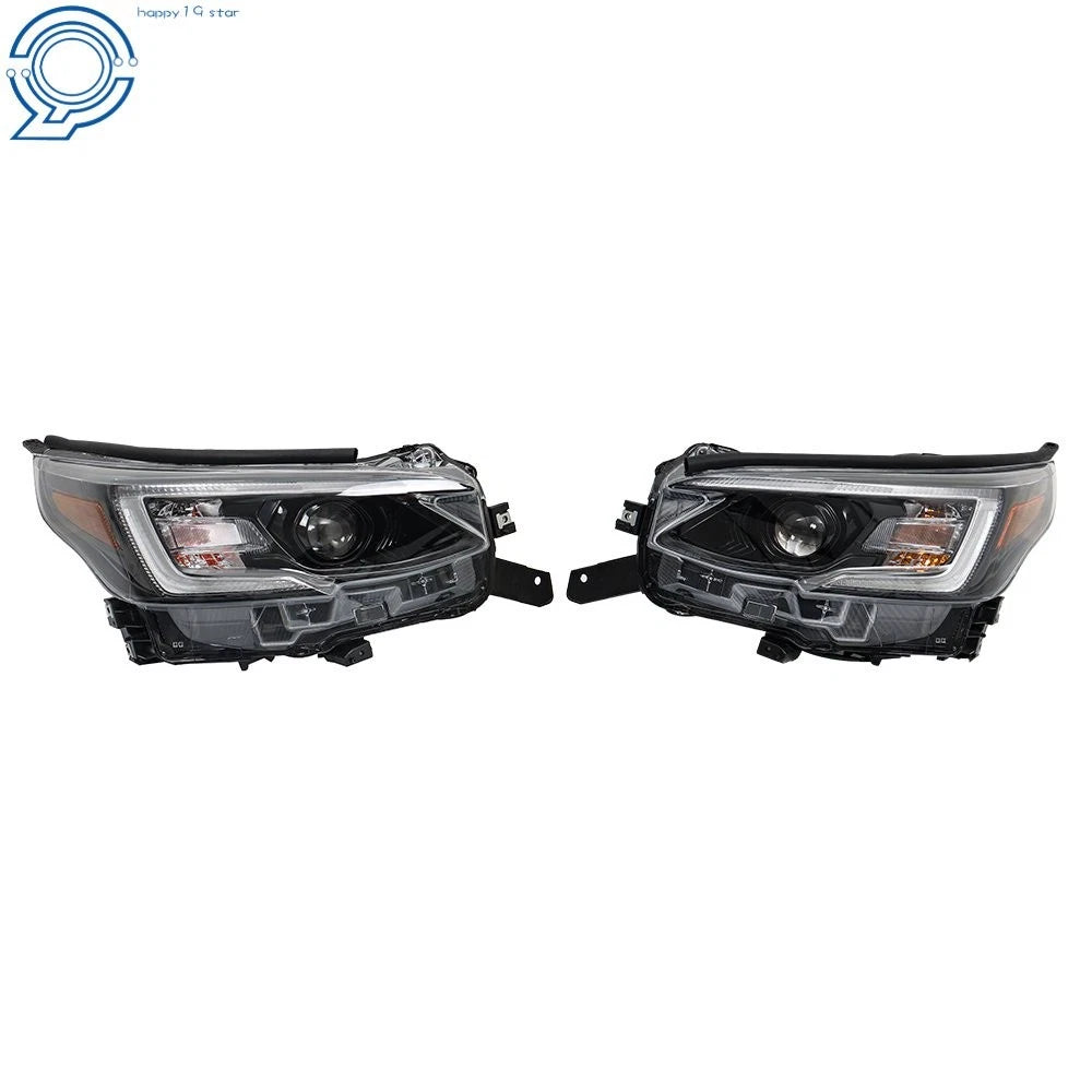 Set of 2 LED Headlights for Subaru Legacy/Outback (2020) Black