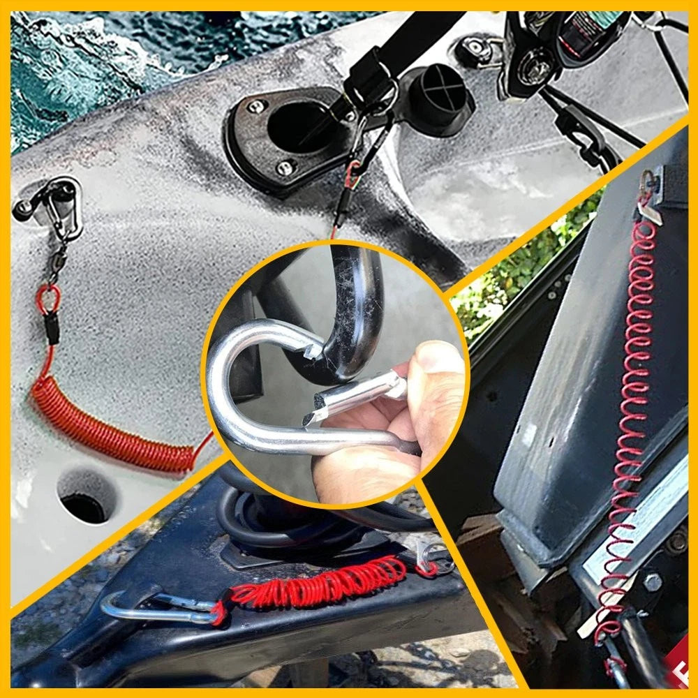 6-Foot Breakaway Cable Safety Rope for Trailer RV Boat