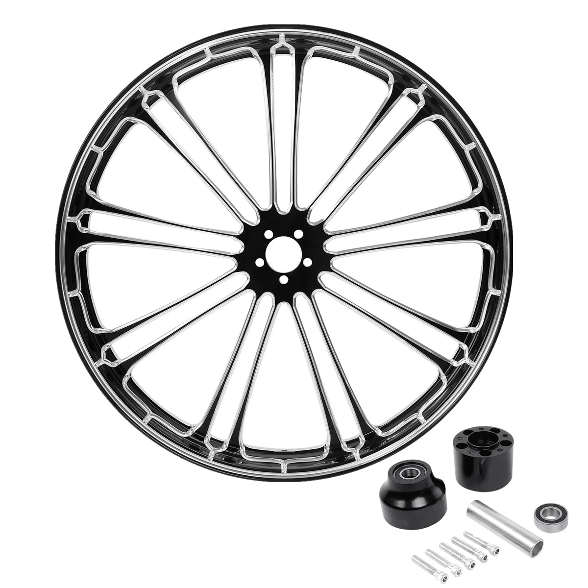 26" Front Wheel Rim for Harley Touring Glide (1997–2021) Single Disc Hub