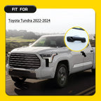 Set of 4 Matte Black Door Handle Cover Trim for Toyota Tundra (2022–2024)