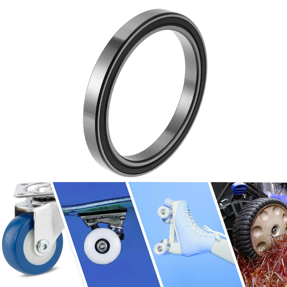 Deep Groove Ball Bearing 6819DD for Scooter Skateboard Wheel (95x120x13mm)