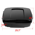 Trunk Backrest Pad Mount Rack for Harley Electra Glide/Road King (2014–2026)