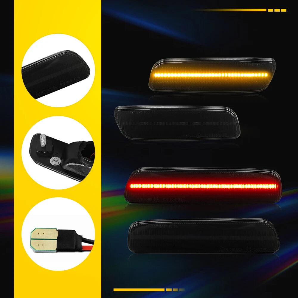 LED Smoked Lens Side Marker Turn Signal Light for Lexus IS300 (2001–2005)