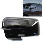 Left Black Mirror Covers w/ Turn Signal Cutout for Dodge Ram 1500 (13-18)