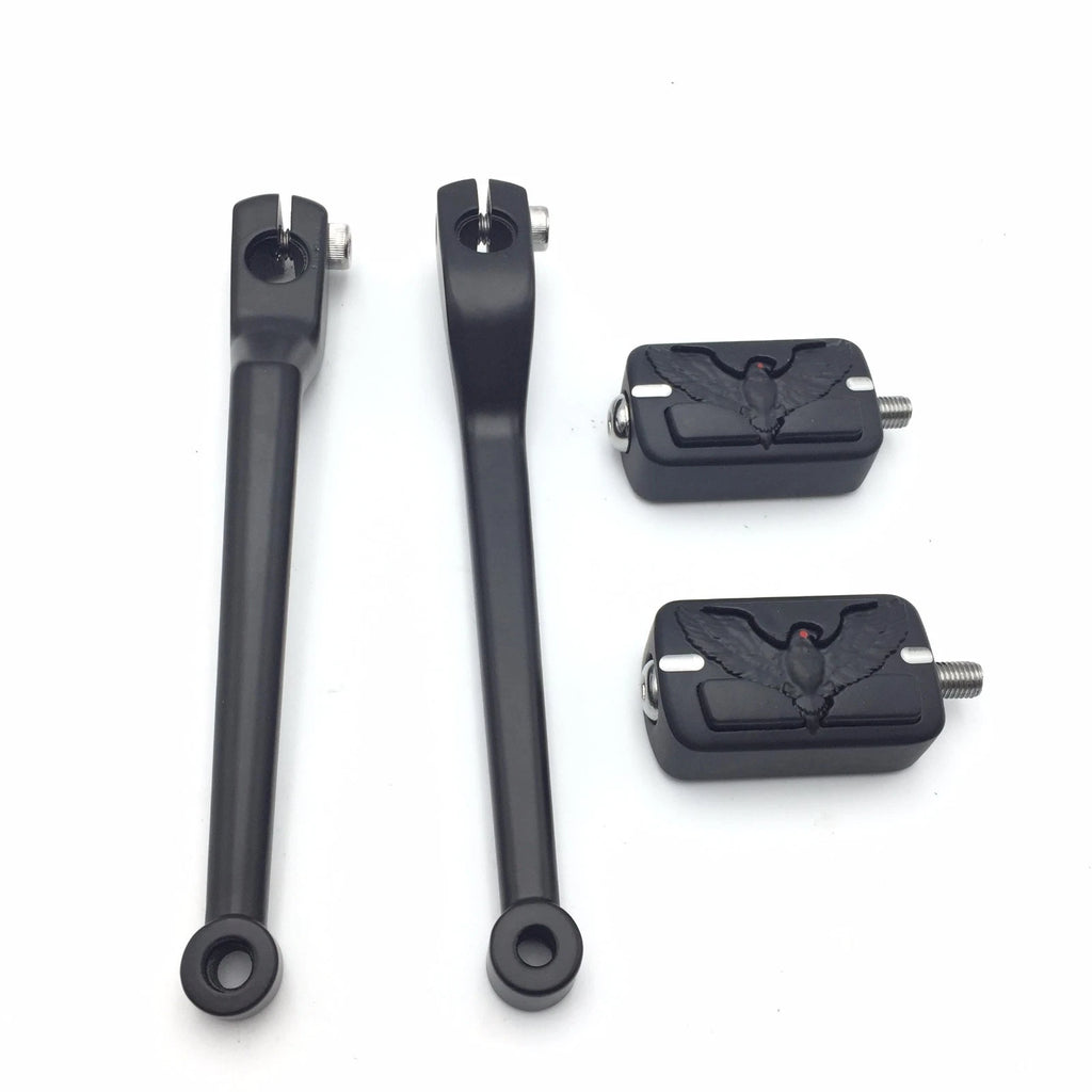 2X Hawk Groove Shifter Pegs for Harley FL Softail Touring Trike (N/A)