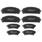 Brake Rotors and Pads Kit for Toyota Sienna Highlander/RX350 RX450h (2004–2023)