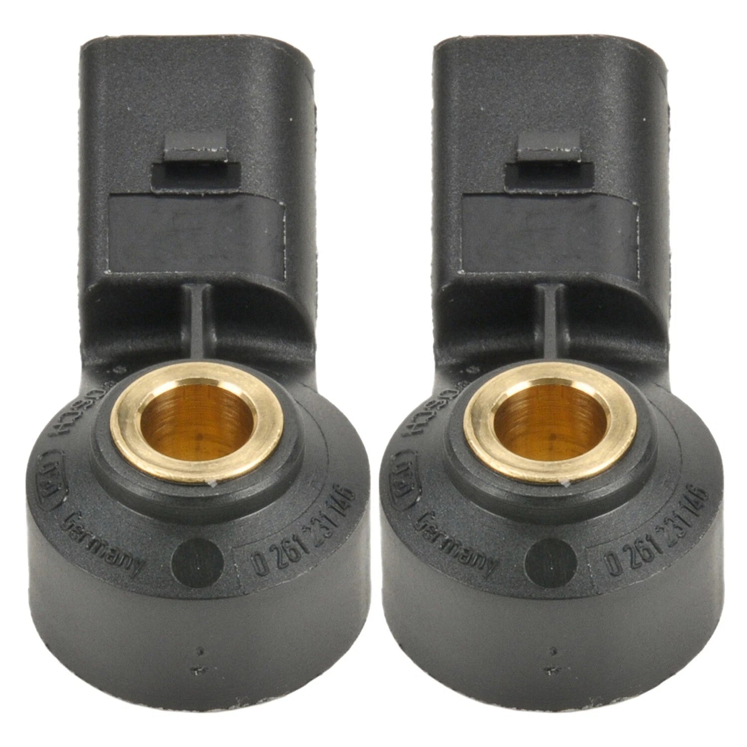 2X Bosch Ignition Knock Sensor Set for Audi A4 TT VW Golf (2000–2006)