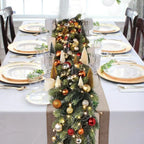 Christmas Garland w LED Light for Decor Outdoor Indoor Mantle Stairs Fireplace