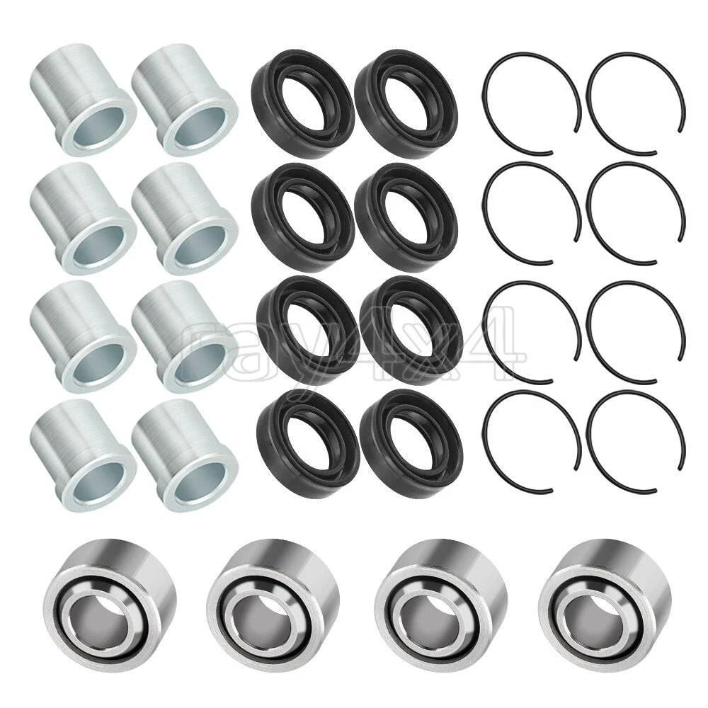 Set of 2 Front Lower/Upper A-Arm Bushings for Honda FourTrax 250 (1987–1992)