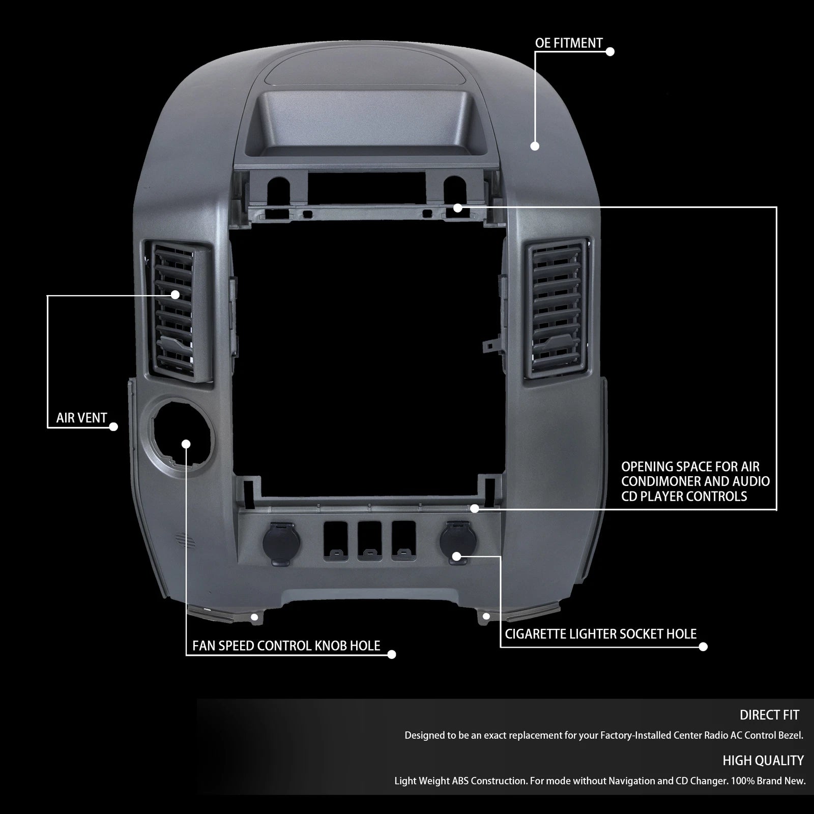 Instrument Panel Lid for Nissan Titan Armada (2004–2006)