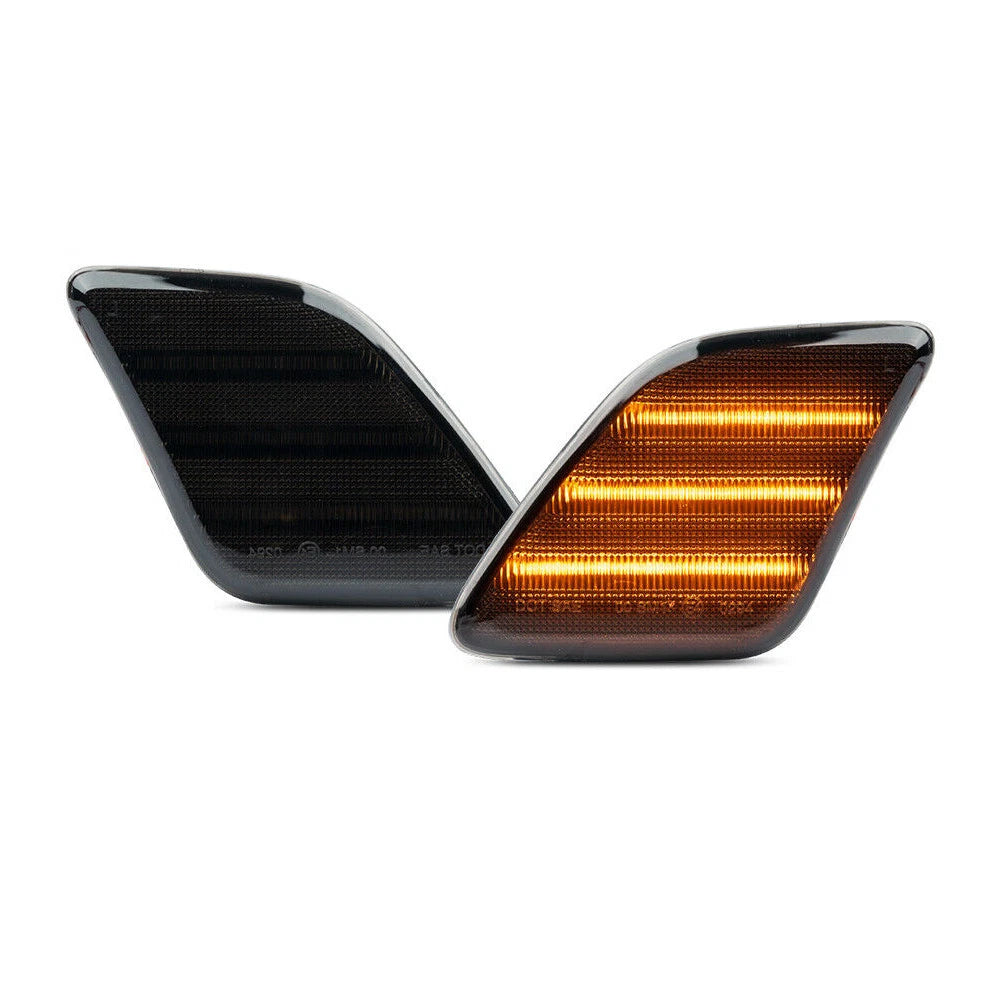 Smoked LED Bumper Side Marker Light for Mercedes W221 S-Class (2010–2013)