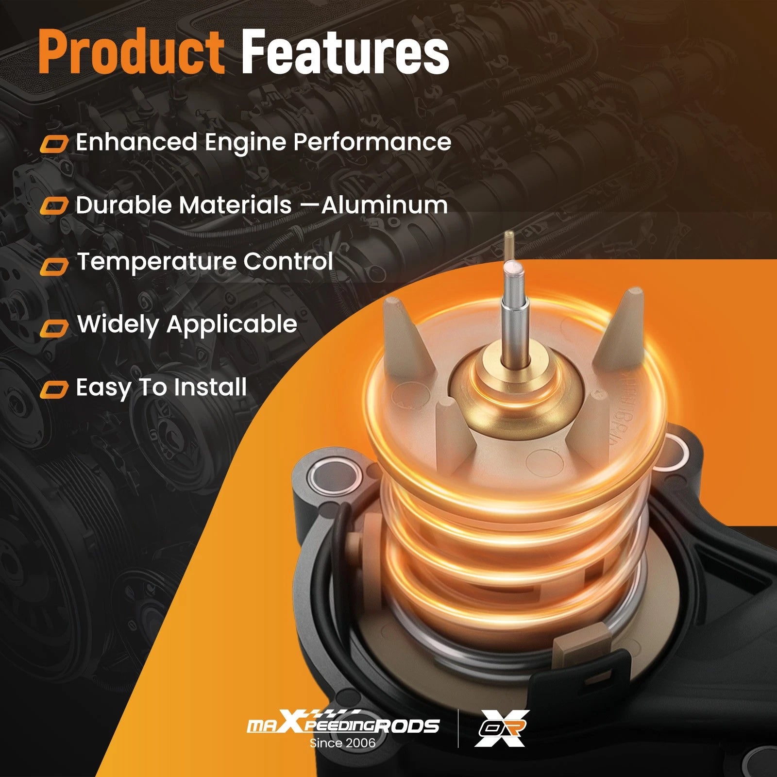 Engine Thermostat for Audi A4 A5 A6 A7 Q5 Q7 (2006-2018)