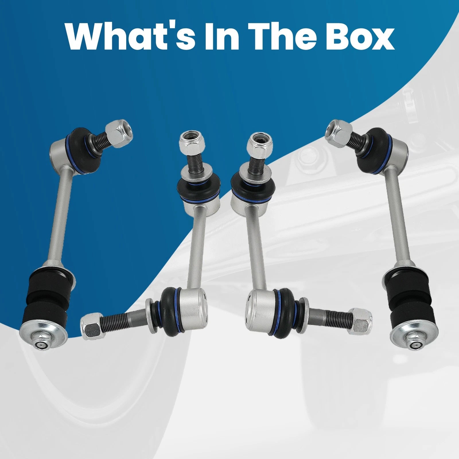 Front and Rear Stabilizer Link Kit for Toyota 4Runner FJ Cruiser (2007–2019)