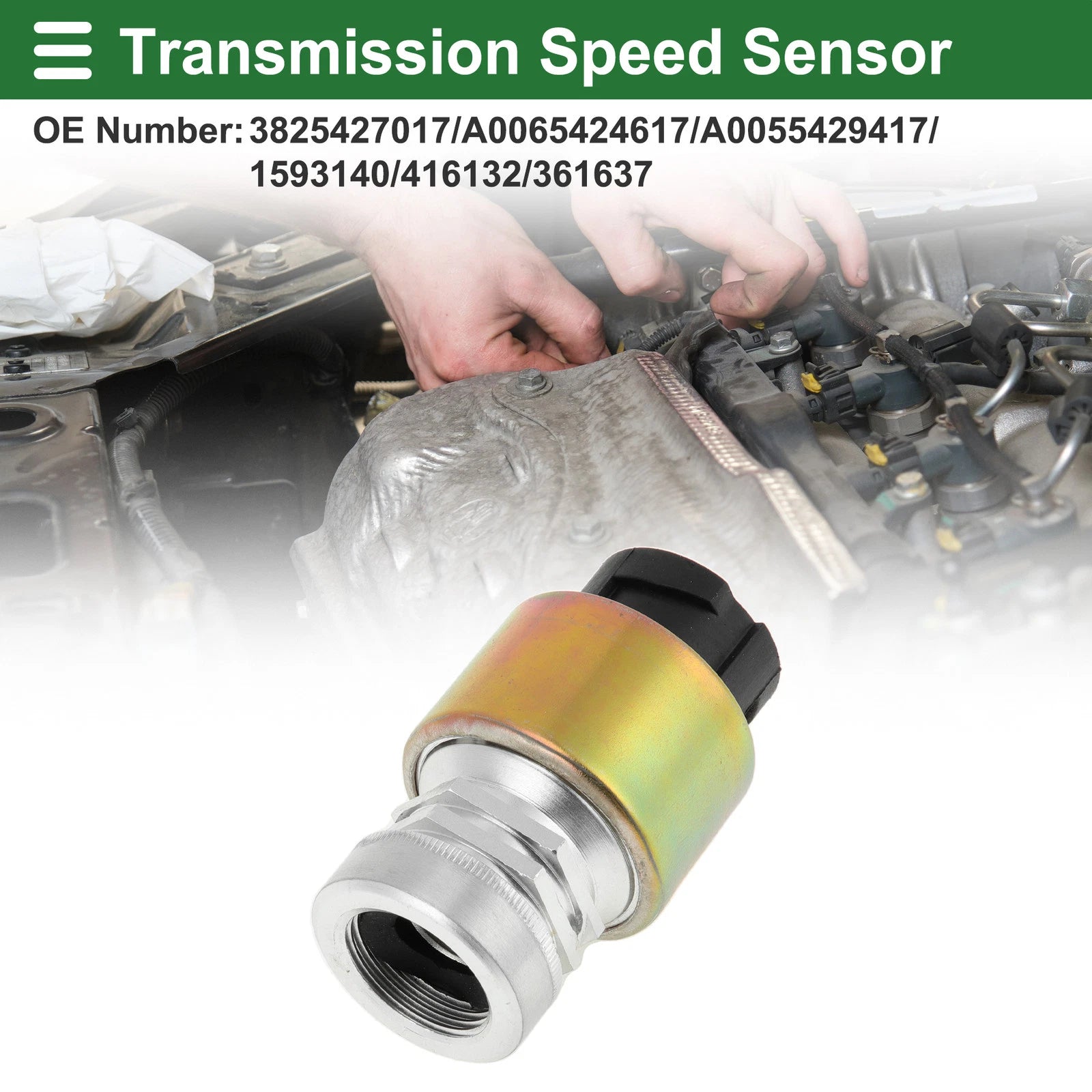 1 Pc Transmission Speed Sensor No.3825427017 for Mercedes-Benz 