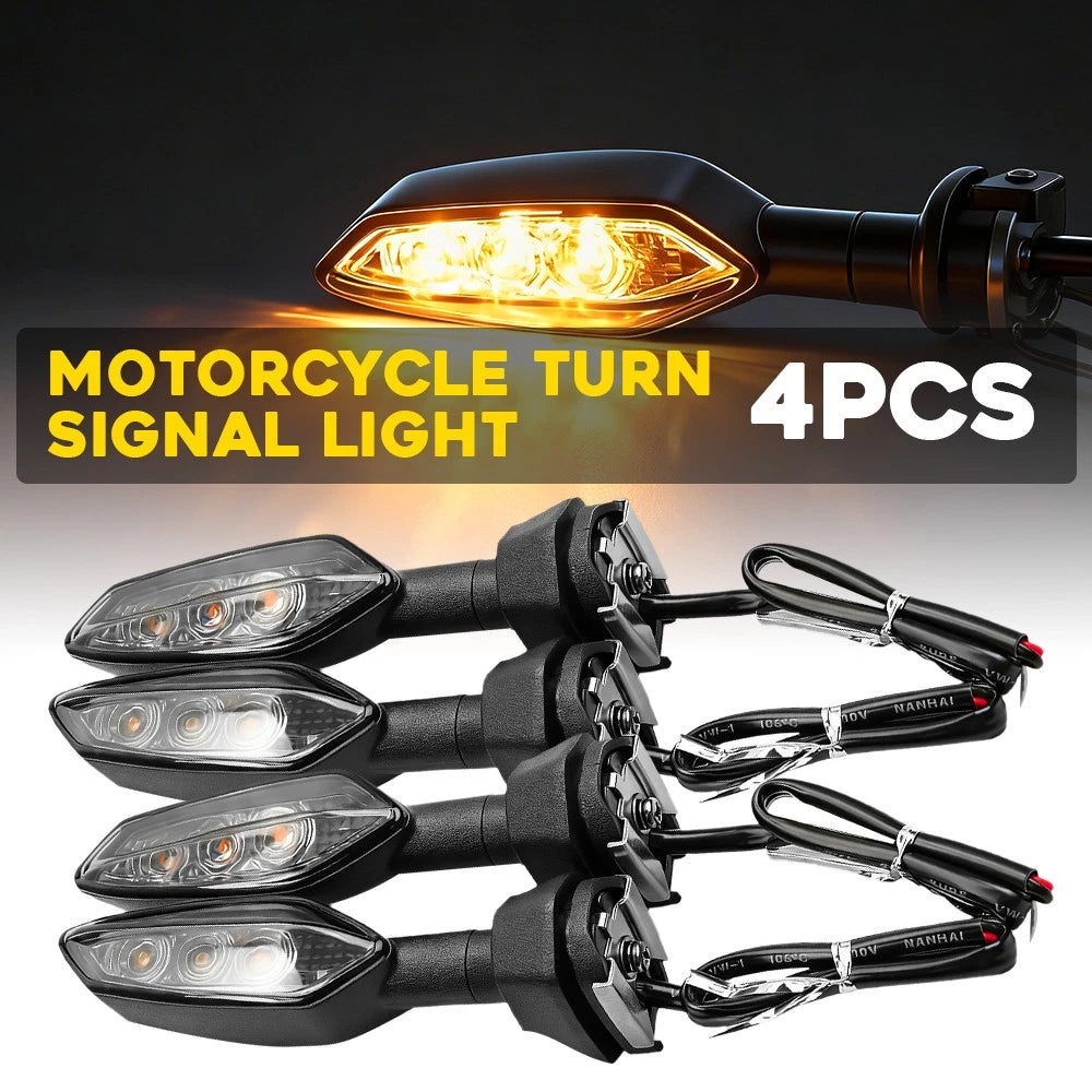 4X Turn Signal Light for Kawasaki Versys 650/1000, Z125 Pro, Z750R, ZH2