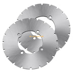2X Front Brake Rotor Disc for Polaris Scrambler 400 500 4X4 2x4 (1998–2000)
