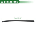 Rear Left Door Window Belt Weatherstrip for Toyota Tacoma (2005–2015) Black