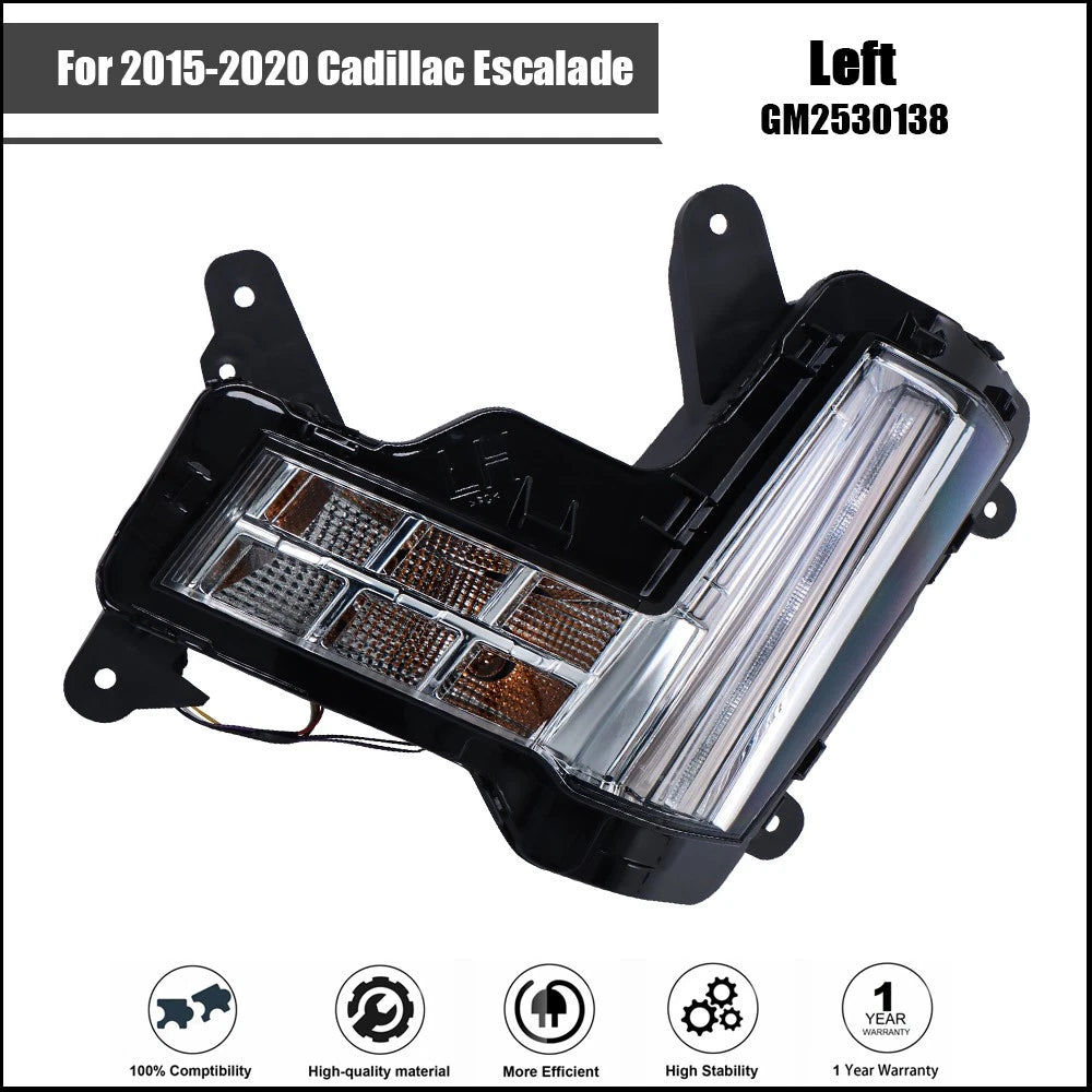 Driver Side Fog Light for Cadillac Escalade (2015–2020) LED Bumper
