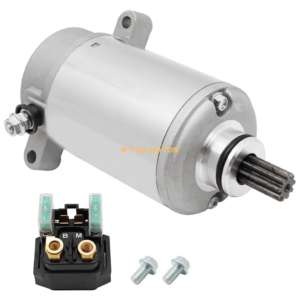 Starter Motor & Relay for Yamaha Big Bear 350 400 (1998–2006)