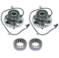 Front and Rear Wheel Bearings & Hubs Kit for Tahoe Sierra 1500 4WD (1999)