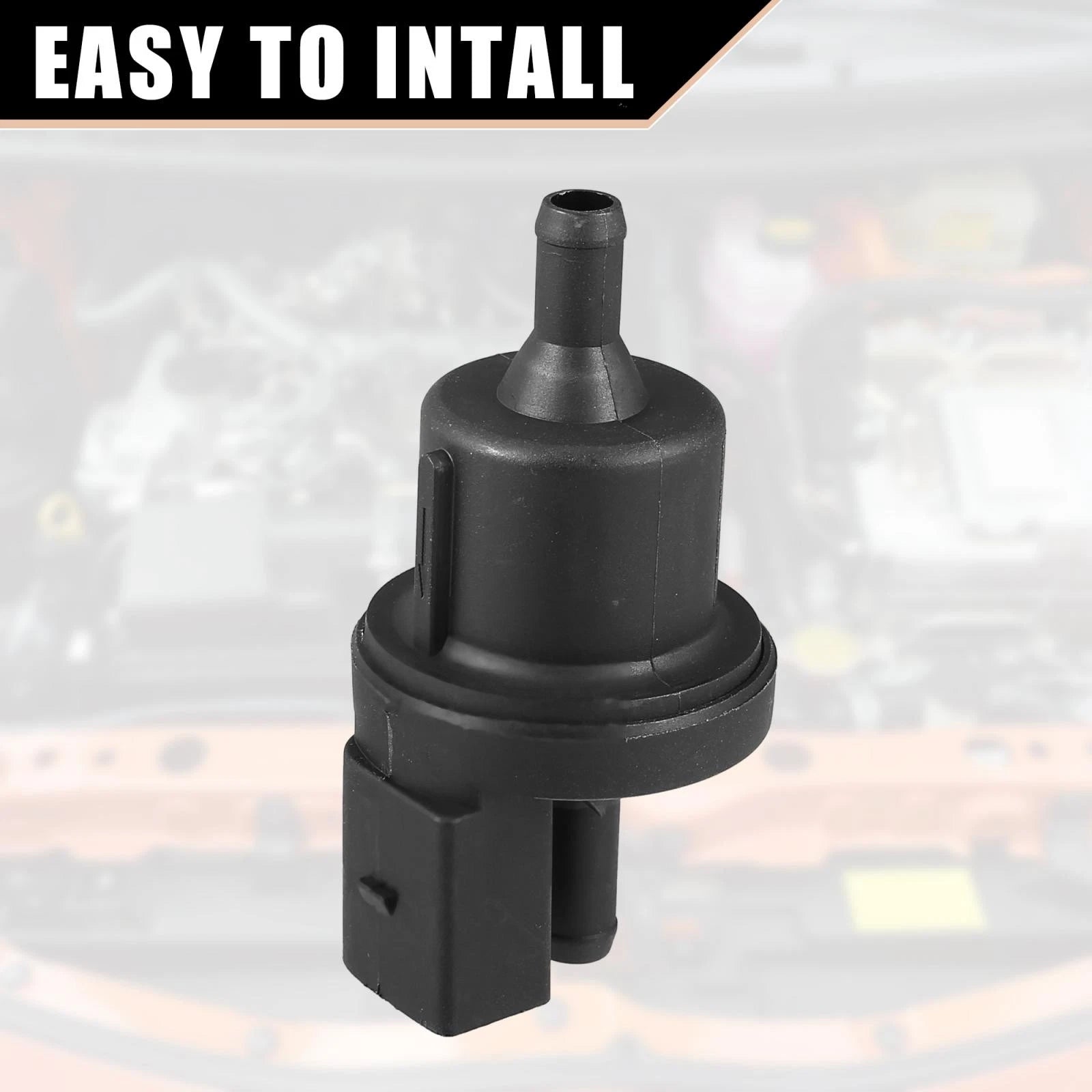 Vapor Canister Vacuum Solenoid Purge Valve for Volkswagen Audi (2006–2015) 06E906517A