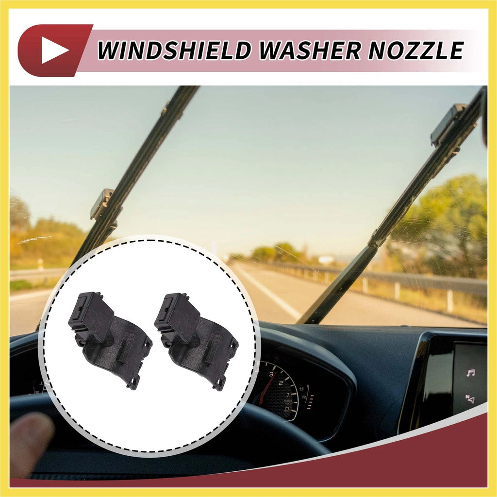Set of 2 Front Windshield Washer Nozzles for Toyota Tacoma (2016–2023) No. 8538130220