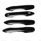 8X Black Outer Door Handle Bowl Cover Trim for Toyota Camry (2018–2023)