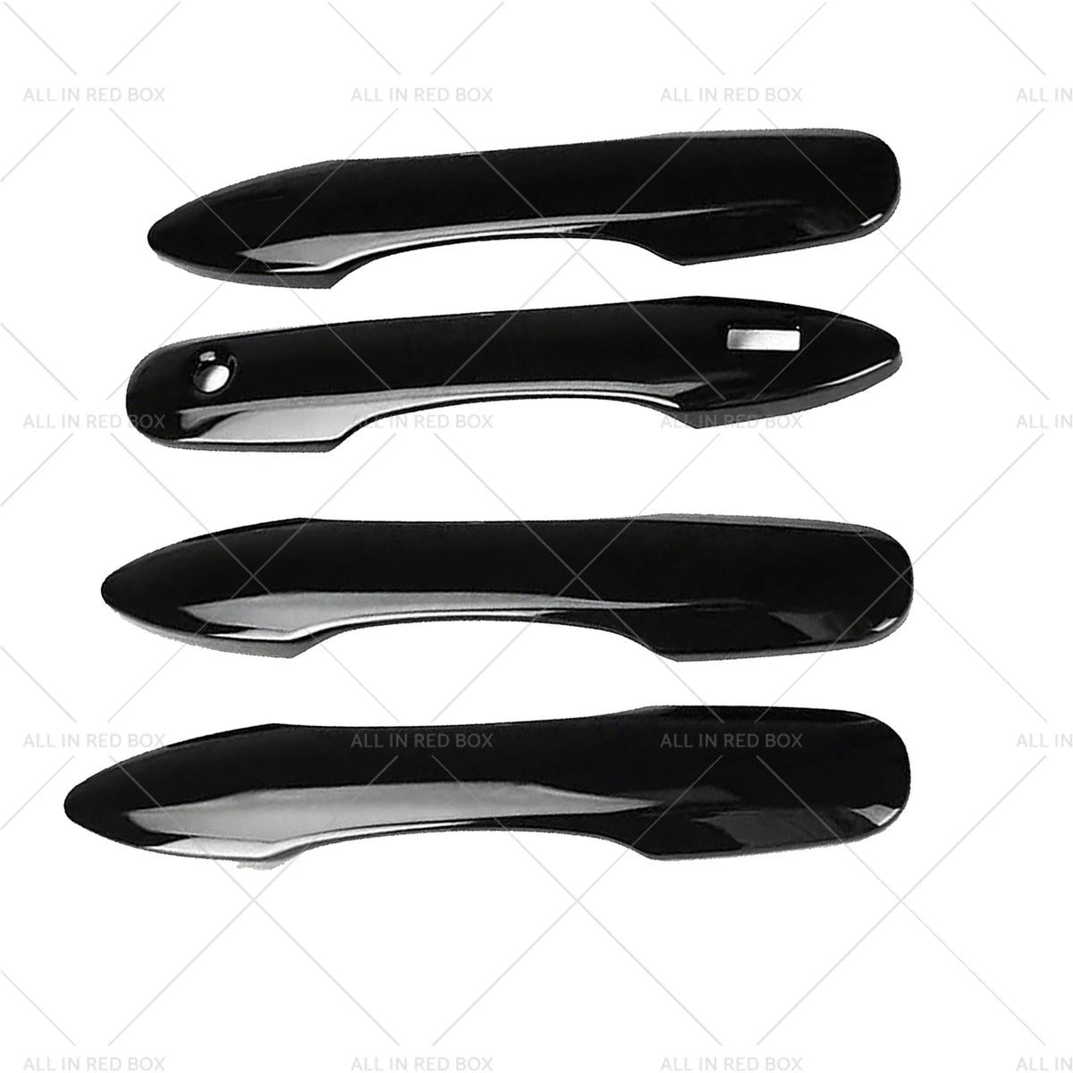 8X Black Outer Door Handle Bowl Cover Trim for Toyota Camry (2018–2023)